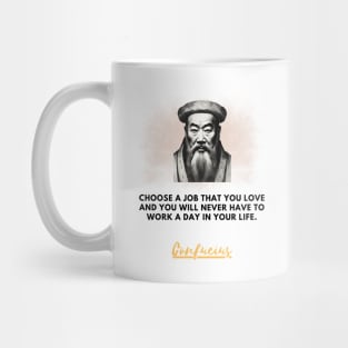 Confucius on Professional Passion Mug